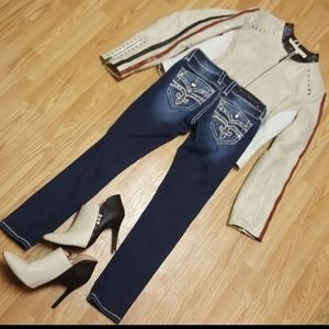 Arisa Rock Revival ankle skinny size 25